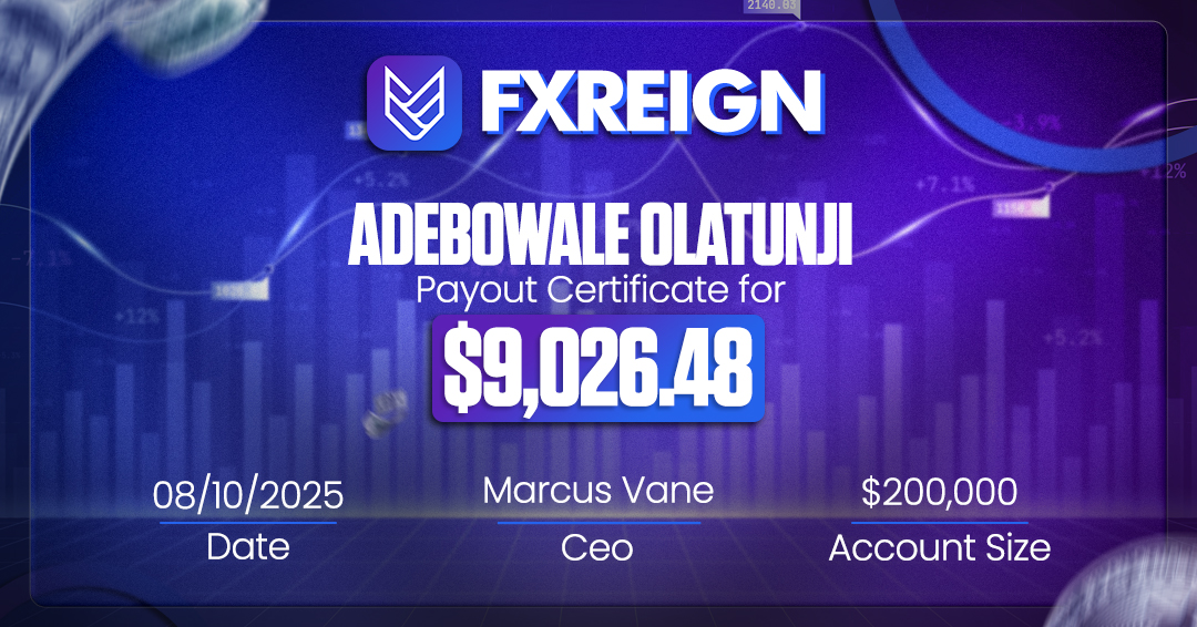 Adebowale Olatunji payout certificate